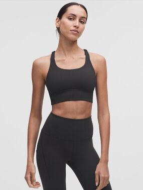 Lululemon Energy Longline Bra Black Size 8